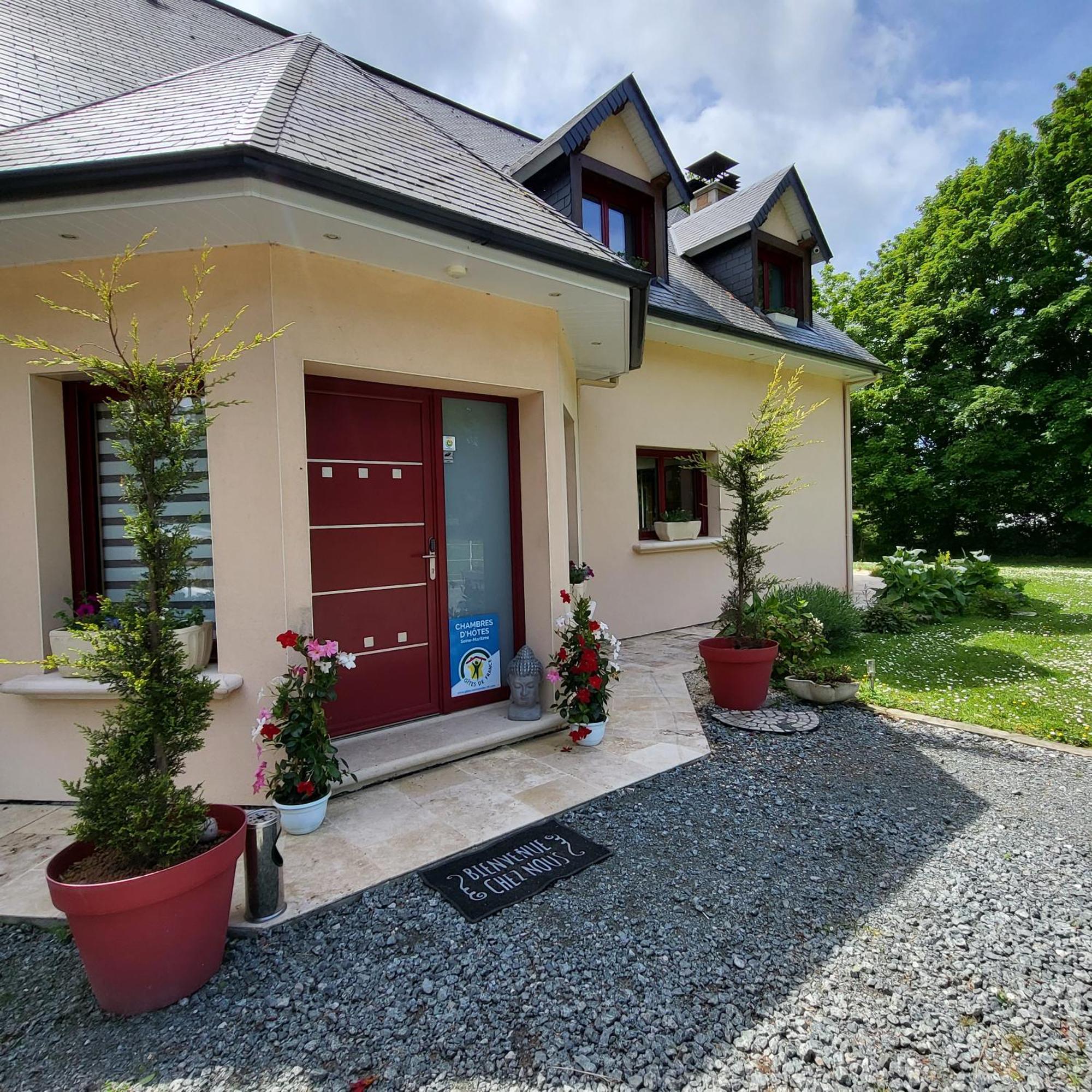 مبيت وإفطار Senneville-sur-Fécamp Chez Kate Et Lolo المظهر الخارجي الصورة